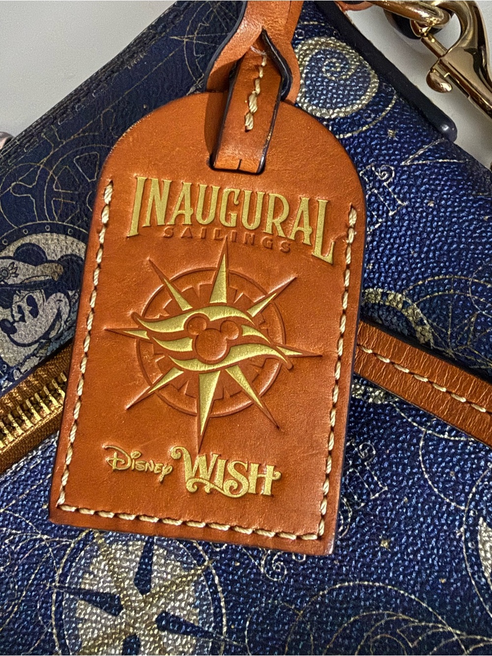 2021 Retired Dooney & Bourke DCL Disney Wish Inaugural Crossbody Bag